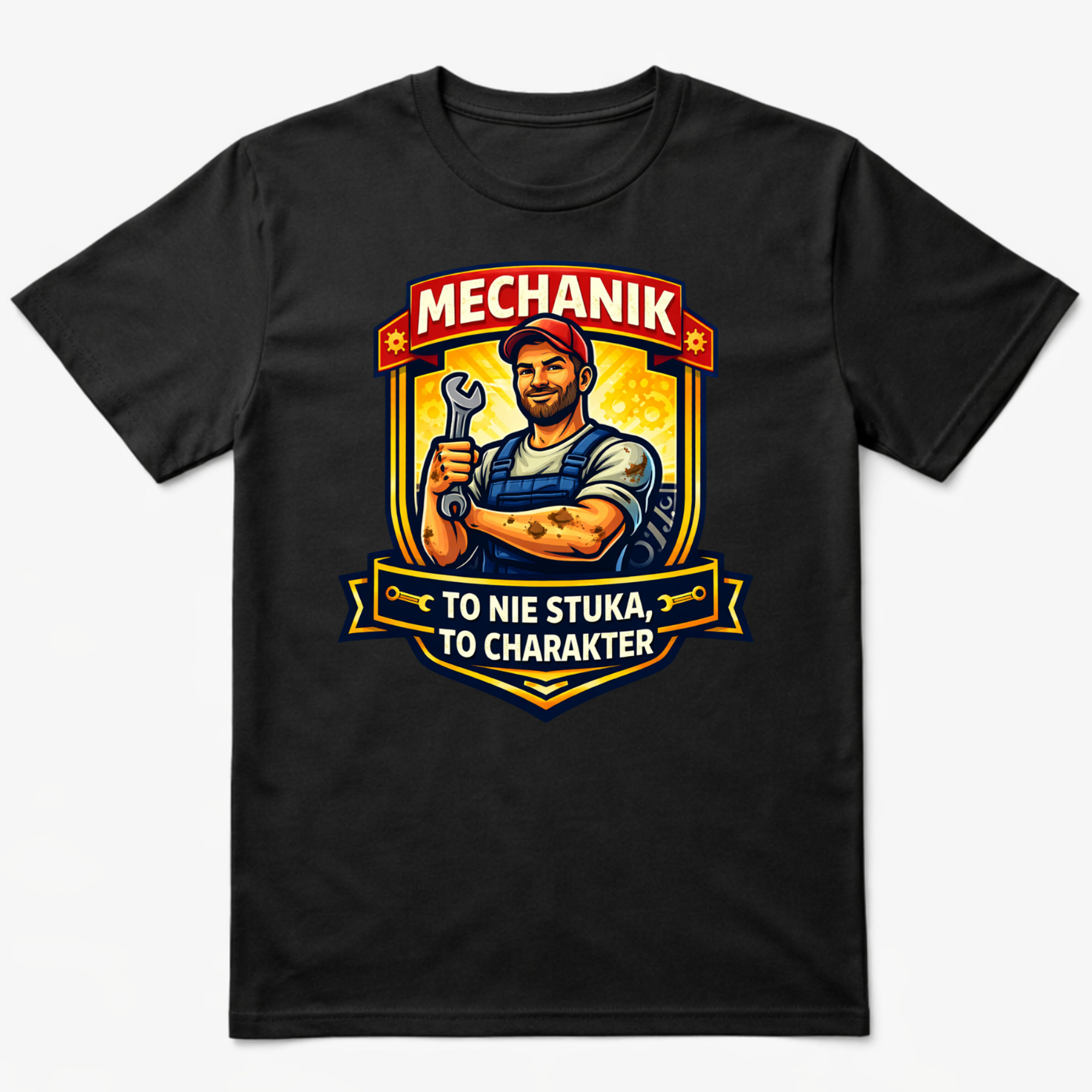 Koszulka Mechanik – to nie stuka, to charakter