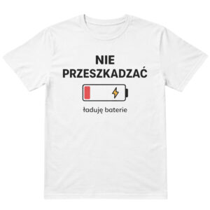 Koszulka z nadrukiem nie przeszkadzać