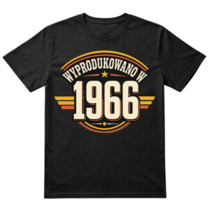Koszulka męska wyprodukowano w 1966